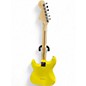 Used Fender Tom Delonge Signature Stratocaster Graffiti Yellow Solid Body Electric Guitar