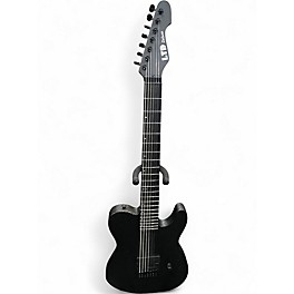 Used ESP LTD TE1007 BARITONE Black Baritone Guitars