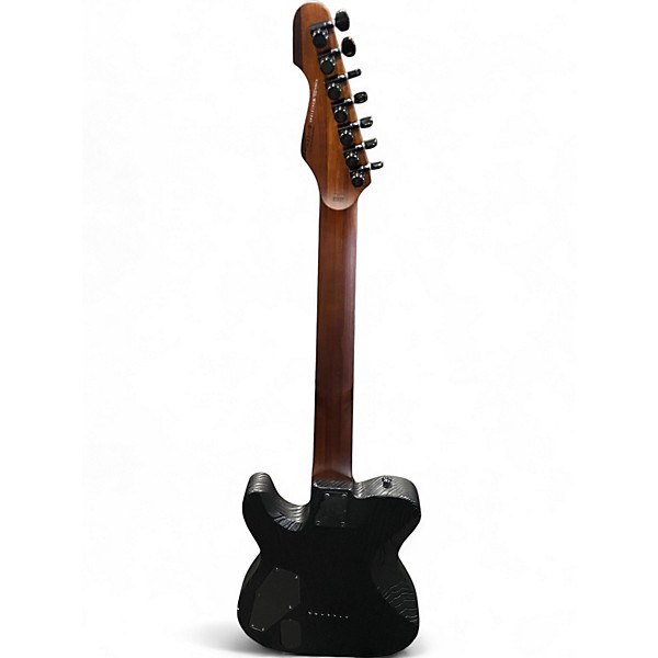 Used ESP LTD TE1007 BARITONE Black Baritone Guitars
