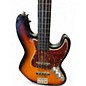 Used Squier Classic Vibe 60s Jazz Bass Fretless 3 Tone Sunburst Electric Bass Guitar