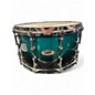Used SPL 14X8 468 SERIES SNARE TURQUOISE BLUE FADE Drum thumbnail
