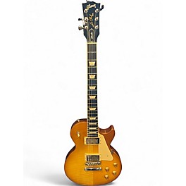 Used 2022 Gibson Les Paul Studio Figured Lemonburst Solid Body Electric Guitar