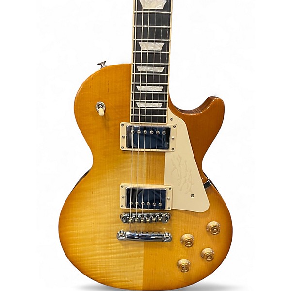 Used 2022 Gibson Les Paul Studio Figured  Lemonburst Solid Body Electric Guitar