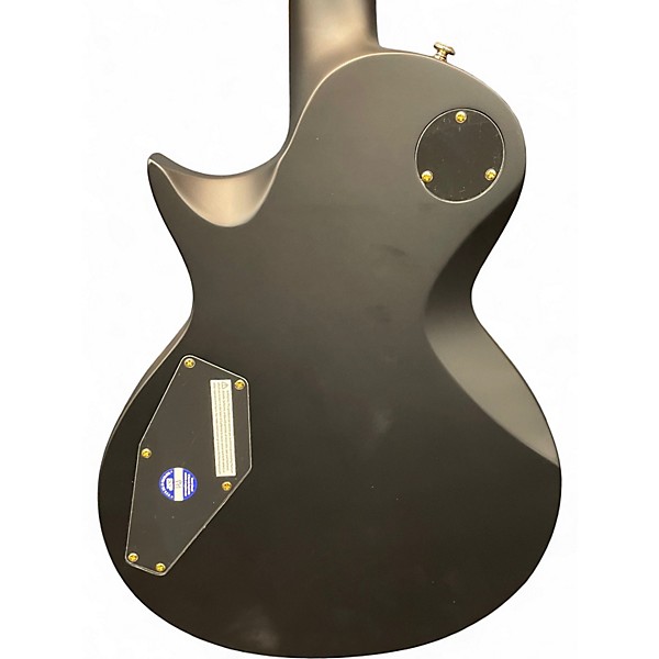 Used ESP LTD EC1000 Deluxe Black and Gold Solid Body Electric Guitar