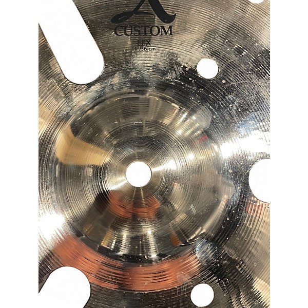 Used Zildjian 14in A Custom EFX Crash Cymbal