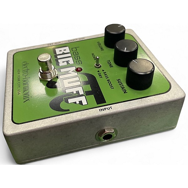 Used Electro-Harmonix Green Russian Big Muff Pi Fuzz Effect Pedal