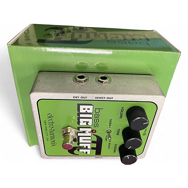 Used Electro-Harmonix Green Russian Big Muff Pi Fuzz Effect Pedal