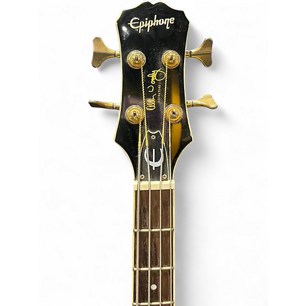 Used Epiphone Allen Woody RUMBLEKAT Wine Red Electric Bass Guitar