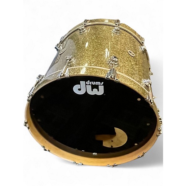 Used 2020s DW 4 Piece SSC Collector's Series Nickle Sparkle Glass Drum Kit