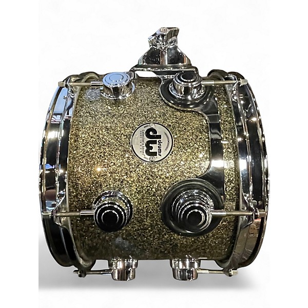 Used 2020s DW 4 Piece SSC Collector's Series Nickle Sparkle Glass Drum Kit