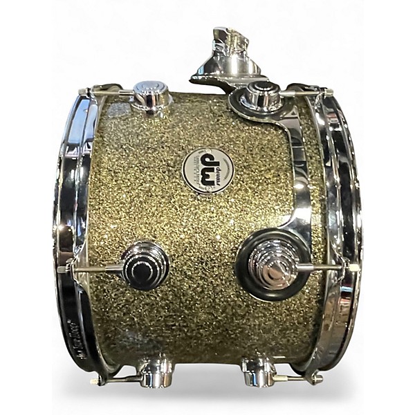 Used 2020s DW 4 Piece SSC Collector's Series Nickle Sparkle Glass Drum Kit
