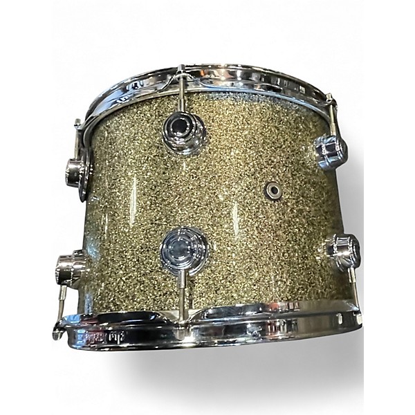 Used 2020s DW 4 Piece SSC Collector's Series Nickle Sparkle Glass Drum Kit