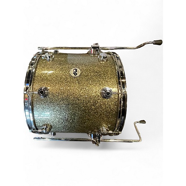 Used 2020s DW 4 Piece SSC Collector's Series Nickle Sparkle Glass Drum Kit