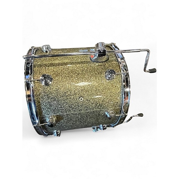 Used 2020s DW 4 Piece SSC Collector's Series Nickle Sparkle Glass Drum Kit