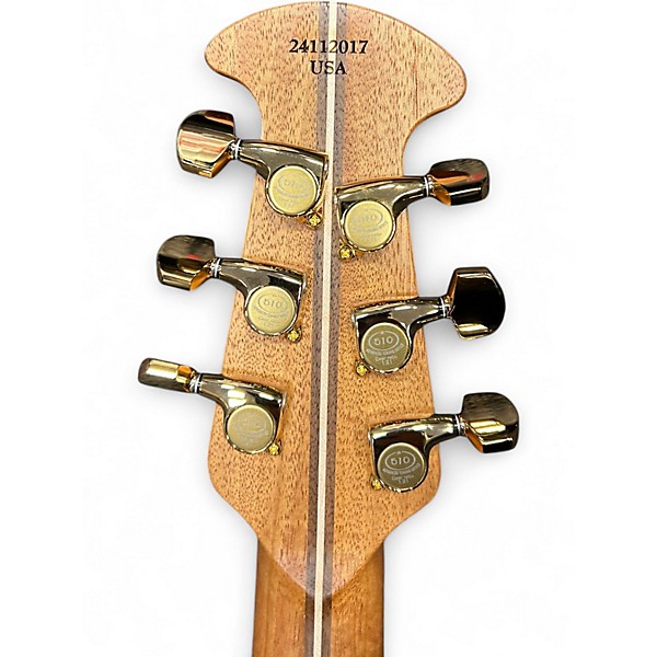 Used Ovation 1768-4S-G Natural Acoustic Electric Guitar