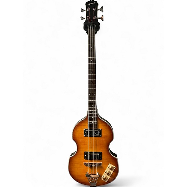Used Epiphone VIOLA BASS VINTAGE SUNBURST Electric Bass Guitar