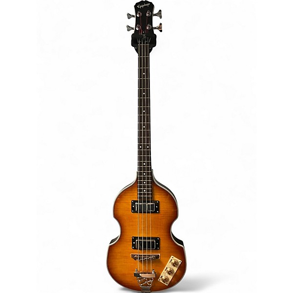 Used Epiphone VIOLA BASS VINTAGE SUNBURST Electric Bass Guitar