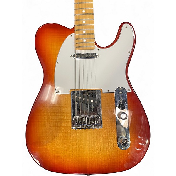 Used Fender Player Plus Telecaster Plus Top Sienna Sunburst Solid Body Electric Guitar