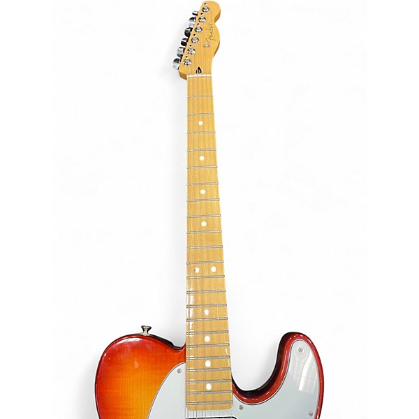 Used Fender Player Plus Telecaster Plus Top Sienna Sunburst Solid Body Electric Guitar