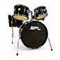 Used SPL 5 Piece Kicker Black Drum Kit thumbnail