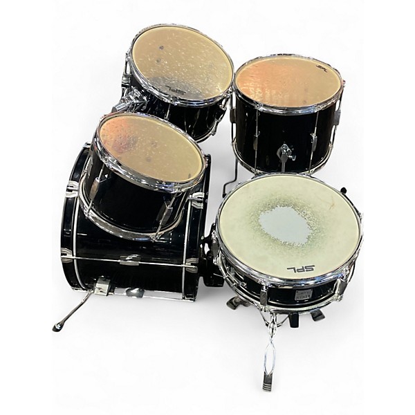 Used SPL 5 Piece Kicker Black Drum Kit