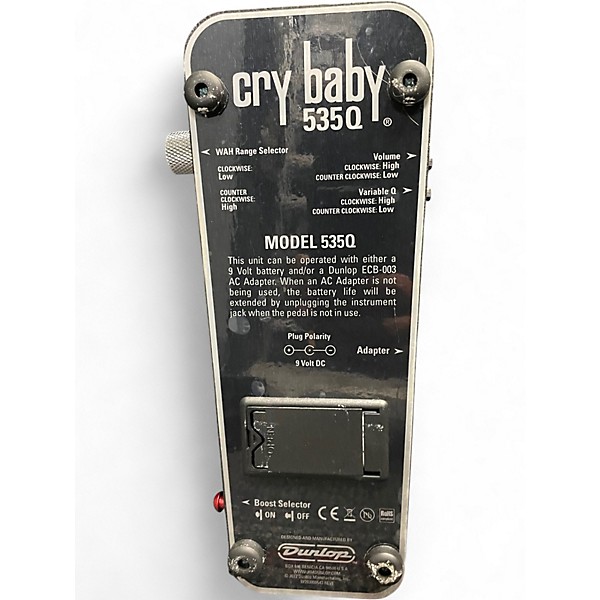 Used Dunlop 535Q Cry Baby Multi-Wah Effect Pedal