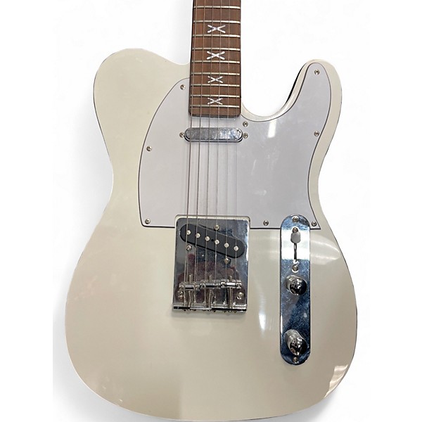 Used HardLuck Kings SOUTHERN BELLE WHITE Solid Body Electric Guitar