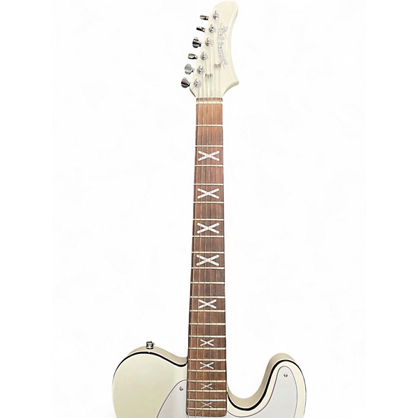 Used HardLuck Kings SOUTHERN BELLE WHITE Solid Body Electric Guitar