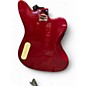 Used Fender Pawn Shop Reverse Jaguar Bass Candy Apple Red Electric Bass Guitar