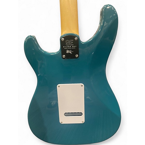 Used PRS SE Silver Sky Nylon Blue Solid Body Electric Guitar