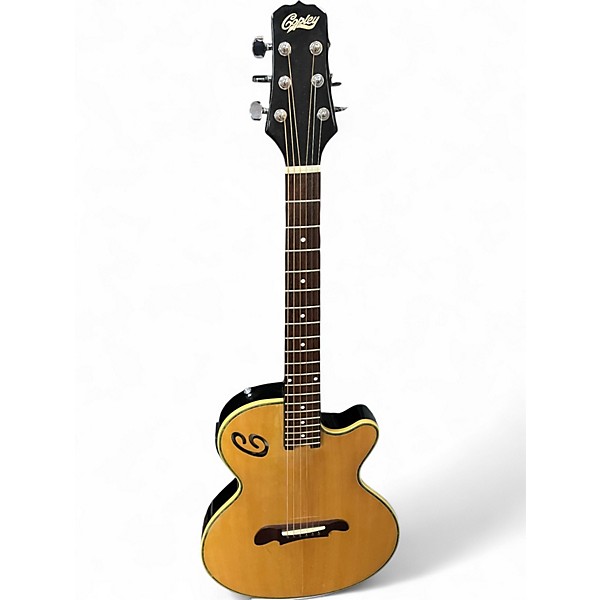 Used Copley Slimline Natural Acoustic Electric Guitar