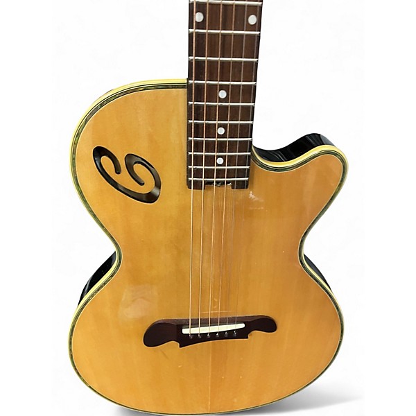 Used Copley Slimline Natural Acoustic Electric Guitar