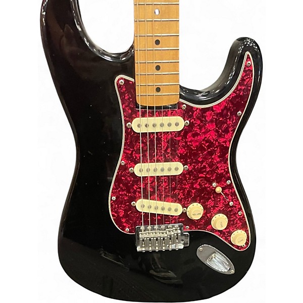 Used Fender Standard Stratocaster Black Solid Body Electric Guitar