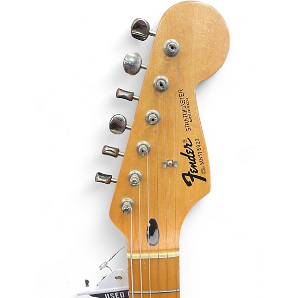 Used Fender Standard Stratocaster Black Solid Body Electric Guitar