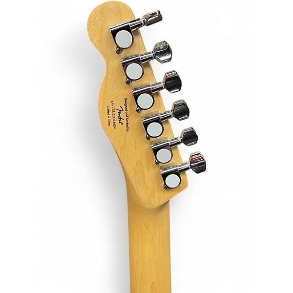 Used Squier Affinity Telecaster Black Solid Body Electric Guitar