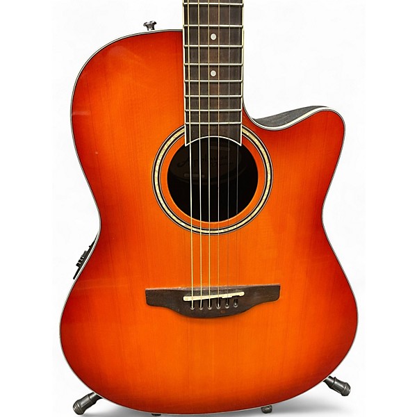 Used Applause AB24II-HB Honey Burst Acoustic Electric Guitar