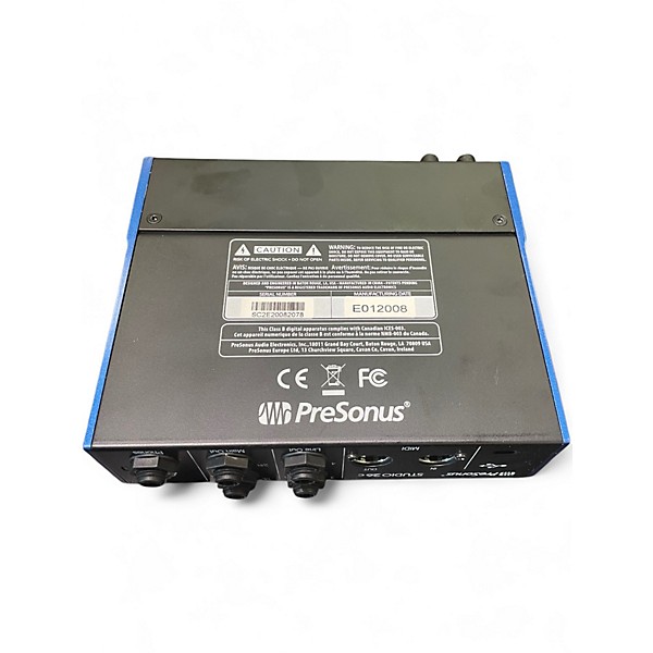 Used PreSonus STUDIO 26C Audio Interface