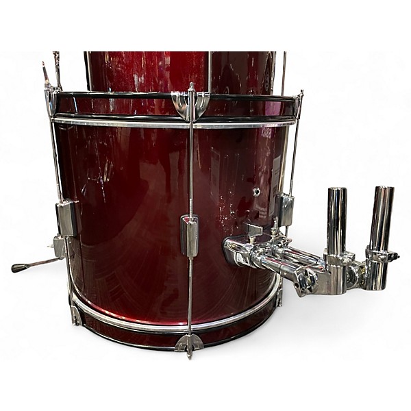 Used Rogue 5 Piece Beginner Red Drum Kit