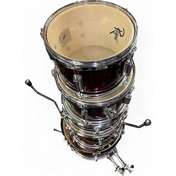 Used Rogue 5 Piece Beginner Red Drum Kit