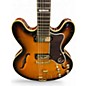 Used Epiphone 50th Anniversary 1962 Sheraton 2 Tone Sunburst Hollow Body Electric Guitar