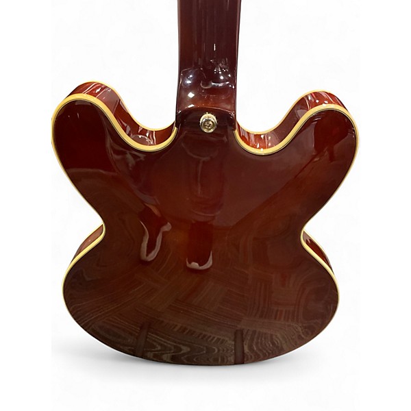 Used Epiphone 50th Anniversary 1962 Sheraton 2 Tone Sunburst Hollow Body Electric Guitar