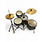 Used Ludwig 4 Piece Pocket Kit By Quest Love Sugar Sparkle Drum Kit thumbnail