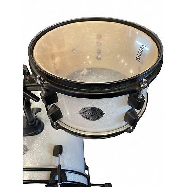 Used Ludwig 4 Piece Pocket Kit By Quest Love Sugar Sparkle Drum Kit