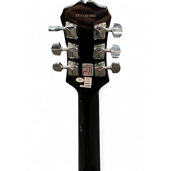 Used 2010s Epiphone Les Paul Special II Black Solid Body Electric Guitar