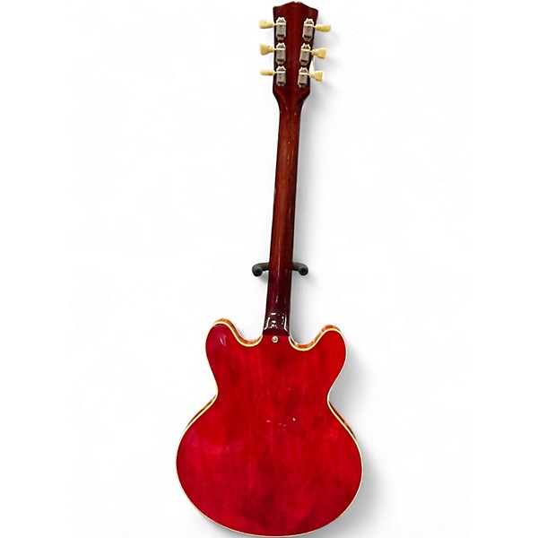 Vintage 1969 Gibson ES 335 Crimson Red Trans Hollow Body Electric Guitar