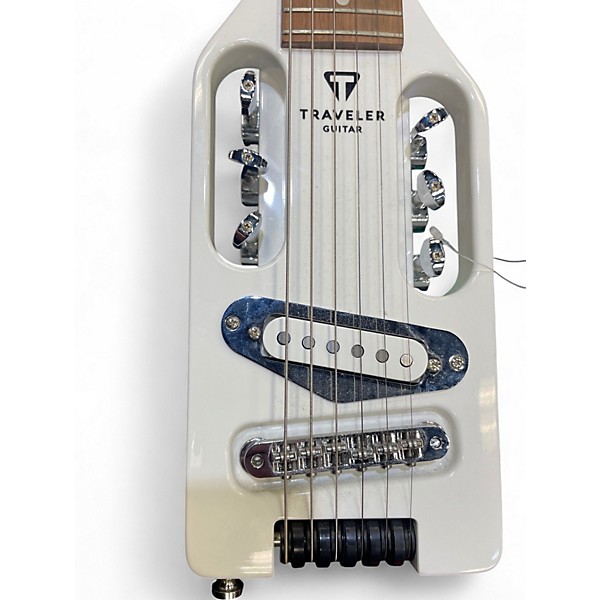 Used Traveler Guitar Ultra Light WHITE Acoustic Guitar