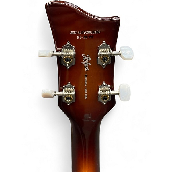 Used Hofner B-BASS HI-SERIES 2 Color Sunburst Electric Bass Guitar