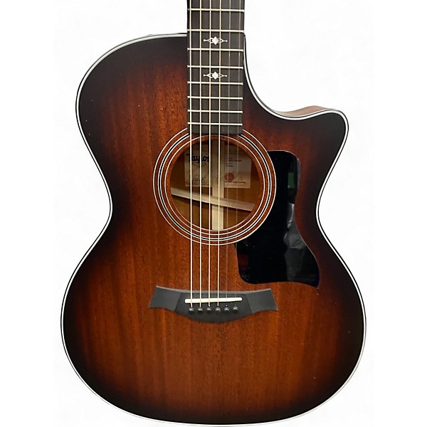 Used Taylor 324CE Shaded Edge Burst Acoustic Electric Guitar