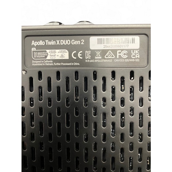 Used Universal Audio Apollo Twin X Duo G2 Audio Interface