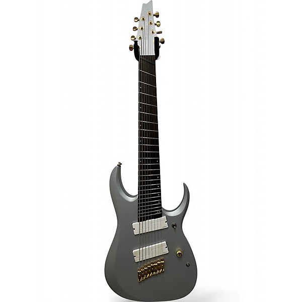 Used Ibanez RGDMS8 MATTE SILVER Solid Body Electric Guitar